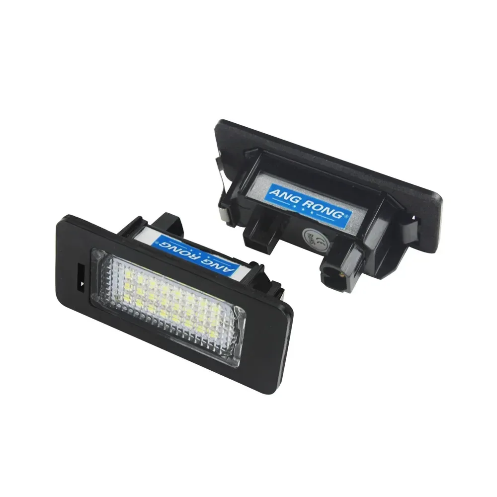 ANGRONG Paire d'Éclairages de Plaque d'Immatriculation LED Canbus pour BMW Série 3 5 E39 E60 E61 E90 E92 - Image 3