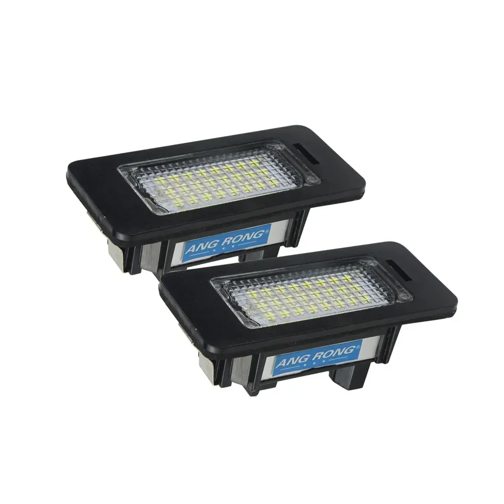 ANGRONG Paire d'Éclairages de Plaque d'Immatriculation LED Canbus pour BMW Série 3 5 E39 E60 E61 E90 E92 - Image 2