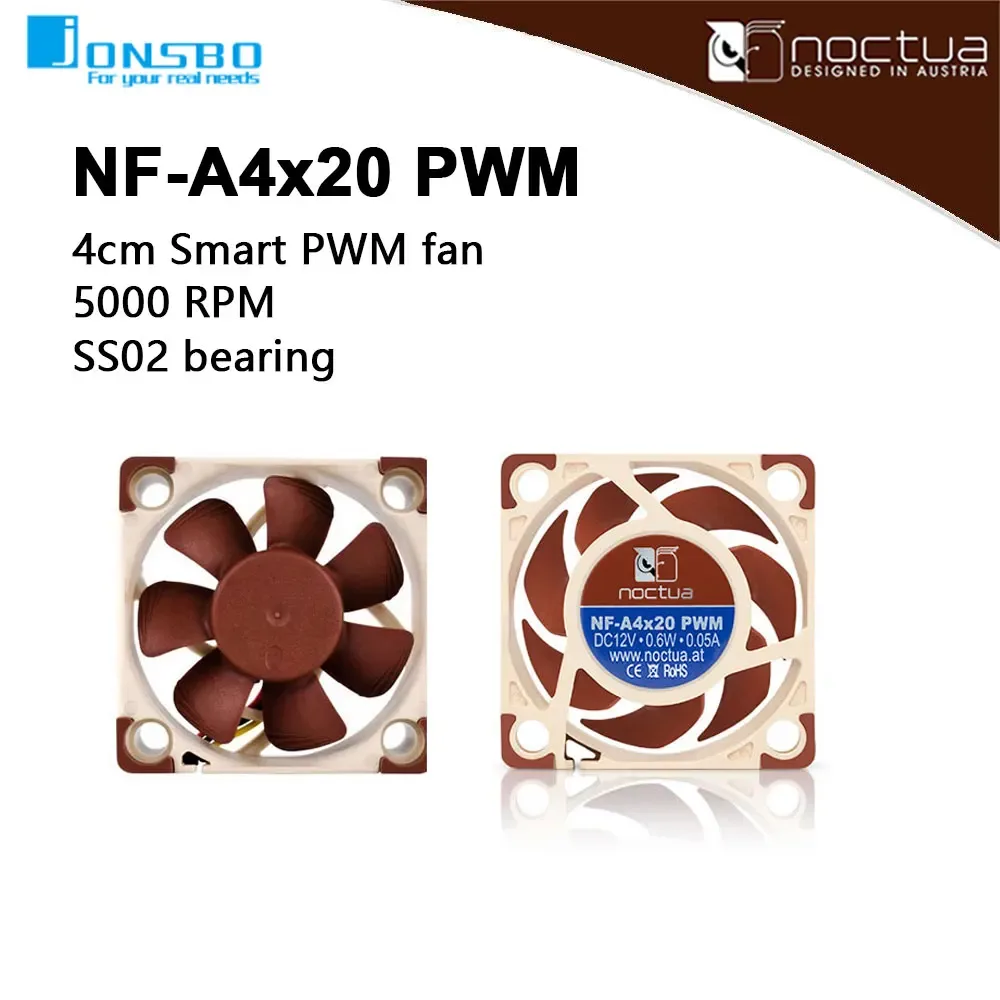 Noctua NF-A4x20 PWM - Ventilateur de boîtier silencieux 40 mm - Image 1