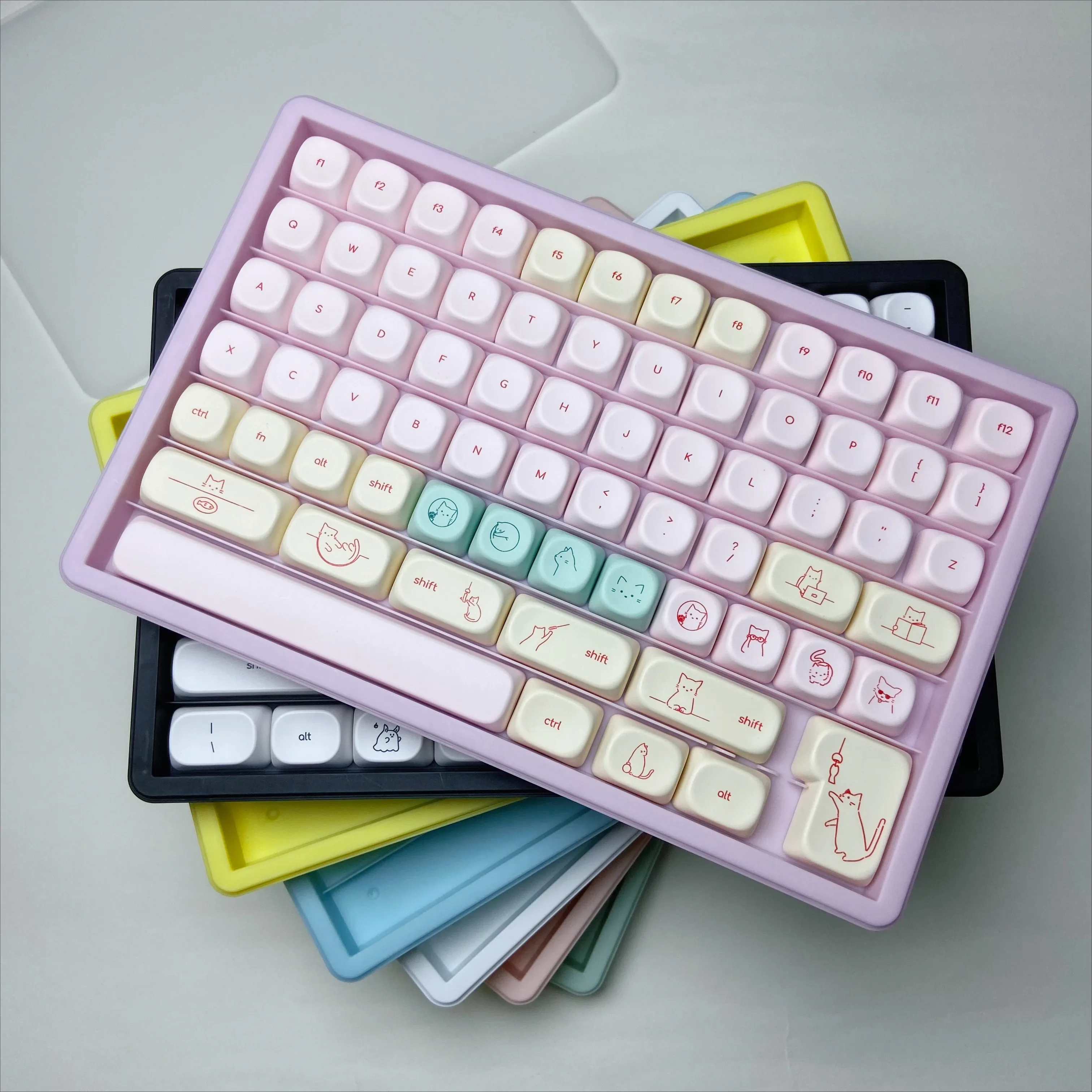 Boîte de rangement empilable pour touches de clavier en ABS - Image 5