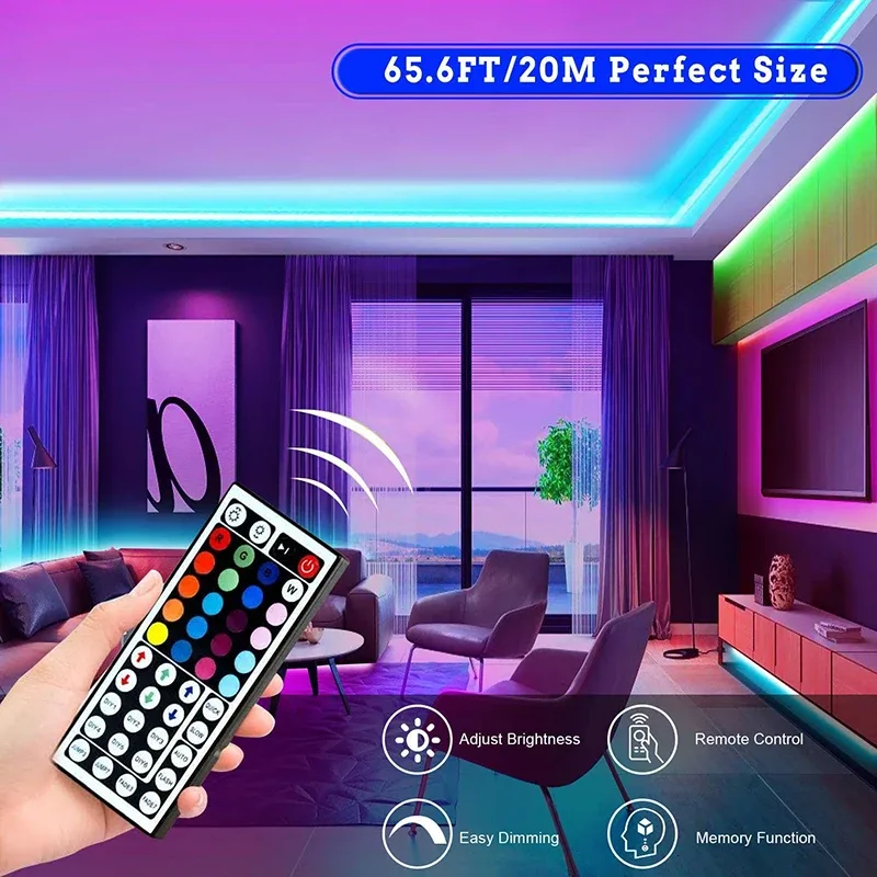 Ruban LED RGB en action