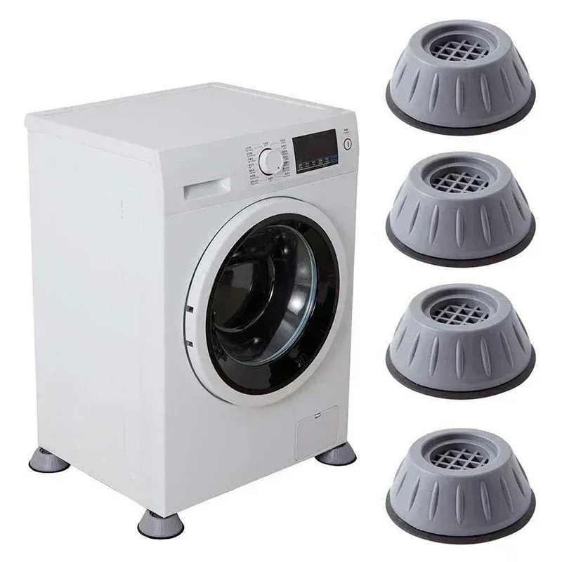 Lot de 4 patins anti-vibration universels pour lave-linge et meubles 2