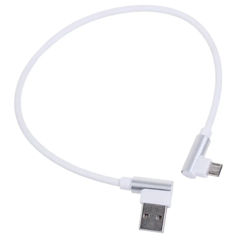 Câble Micro-USB coudé à 90° pour charge rapide et synchronisation de données - Image 2