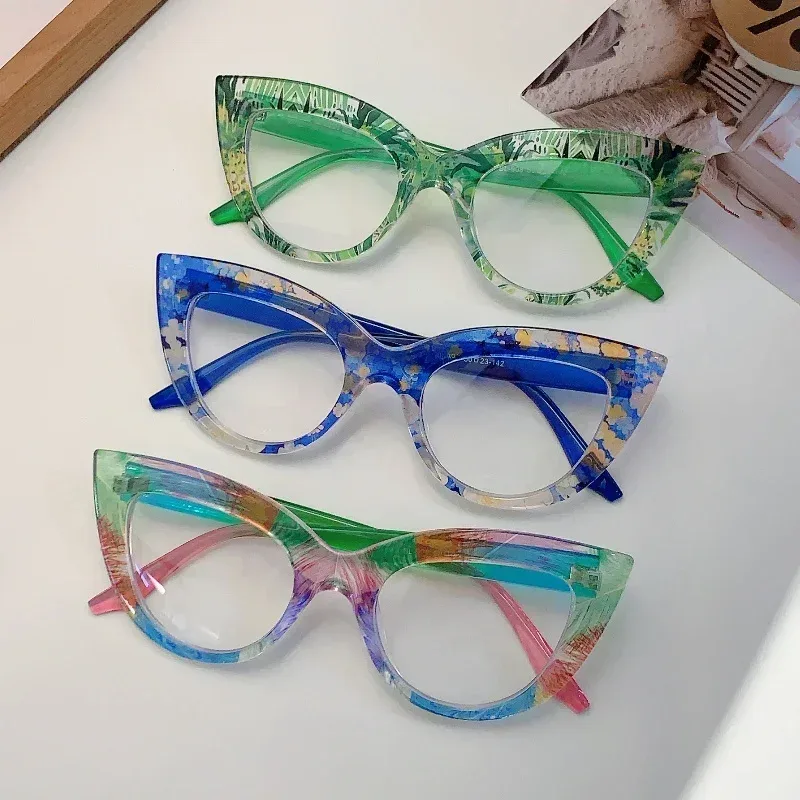 Lunettes anti-lumière bleue GM LUMIAS - Style yeux de chat vintage pour femme - Image 5