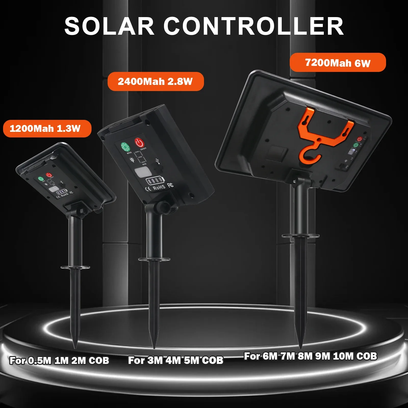 Ruban LED Solaire Extérieur IP68 - 8 Modes d'Éclairage - 9 Couleurs - Image 4