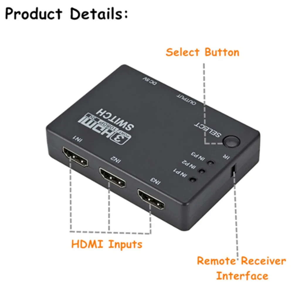 Commutateur HDMI 3-en-1