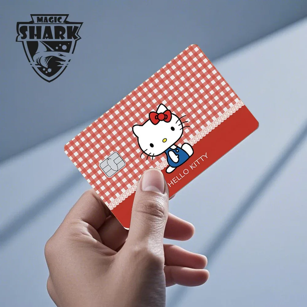 Autocollant Hello Kitty Grenouille pour Carte Bancaire - Fini Mat 4