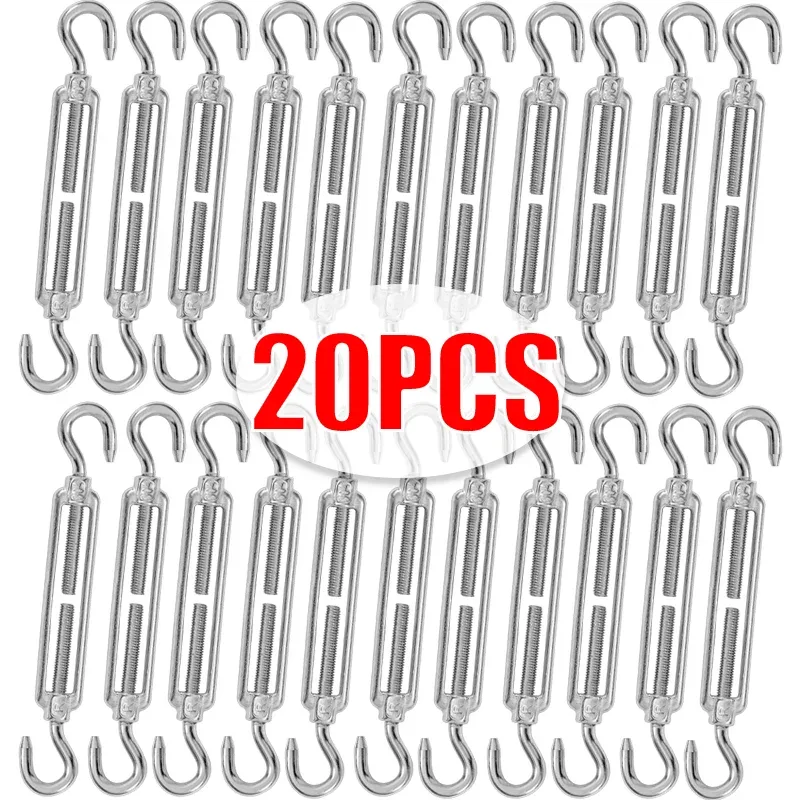 Tendeur à crochet et œillet en acier inoxydable 304 pour câbles métalliques - Image 1