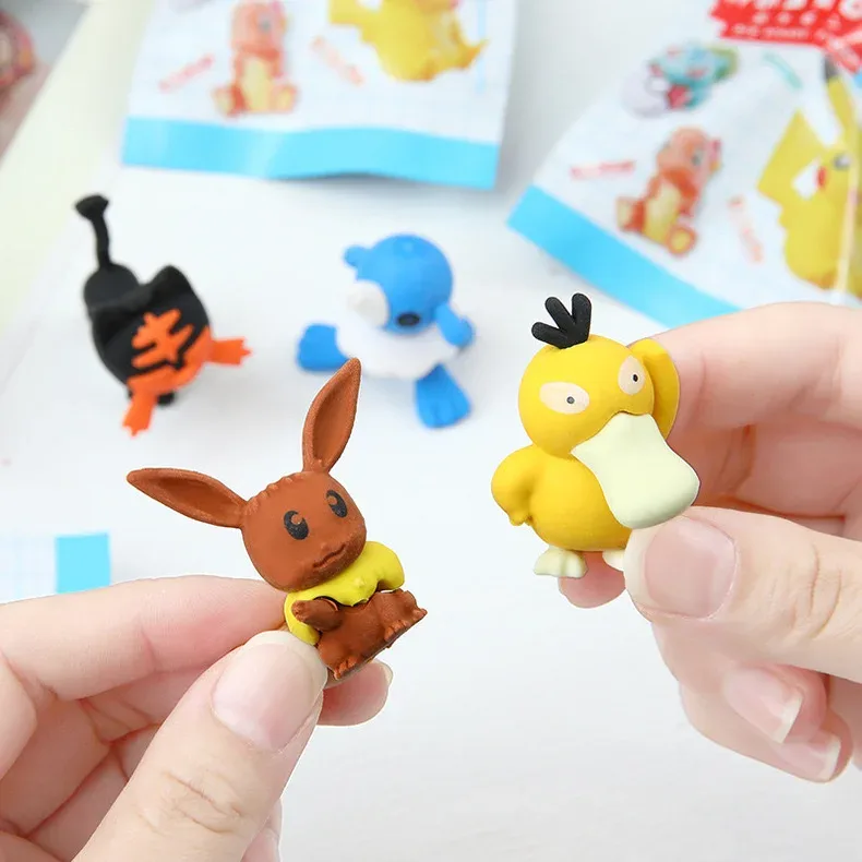Lot de 32 gommes figurines : Pikachu, Hello Kitty, Stitch et Capybara - Image 4
