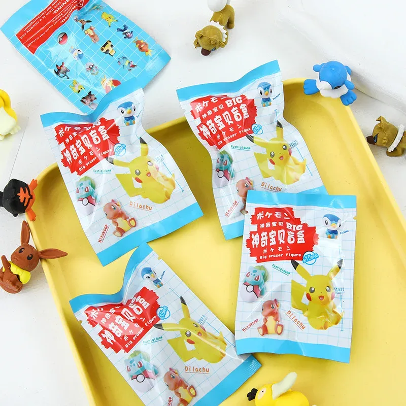 Lot de 32 gommes figurines : Pikachu, Hello Kitty, Stitch et Capybara - Image 5