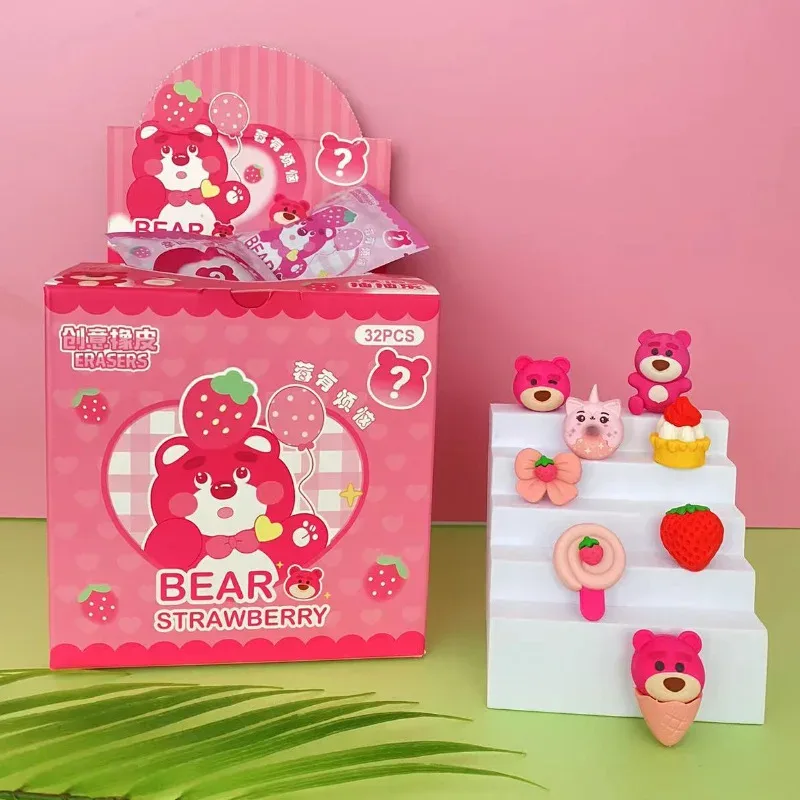 Lot de 32 gommes figurines : Pikachu, Hello Kitty, Stitch et Capybara 11