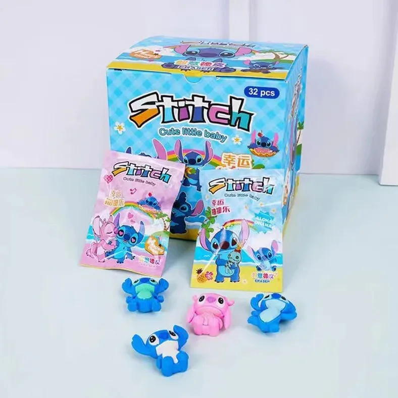 Lot de 32 gommes figurines : Pikachu, Hello Kitty, Stitch et Capybara 9