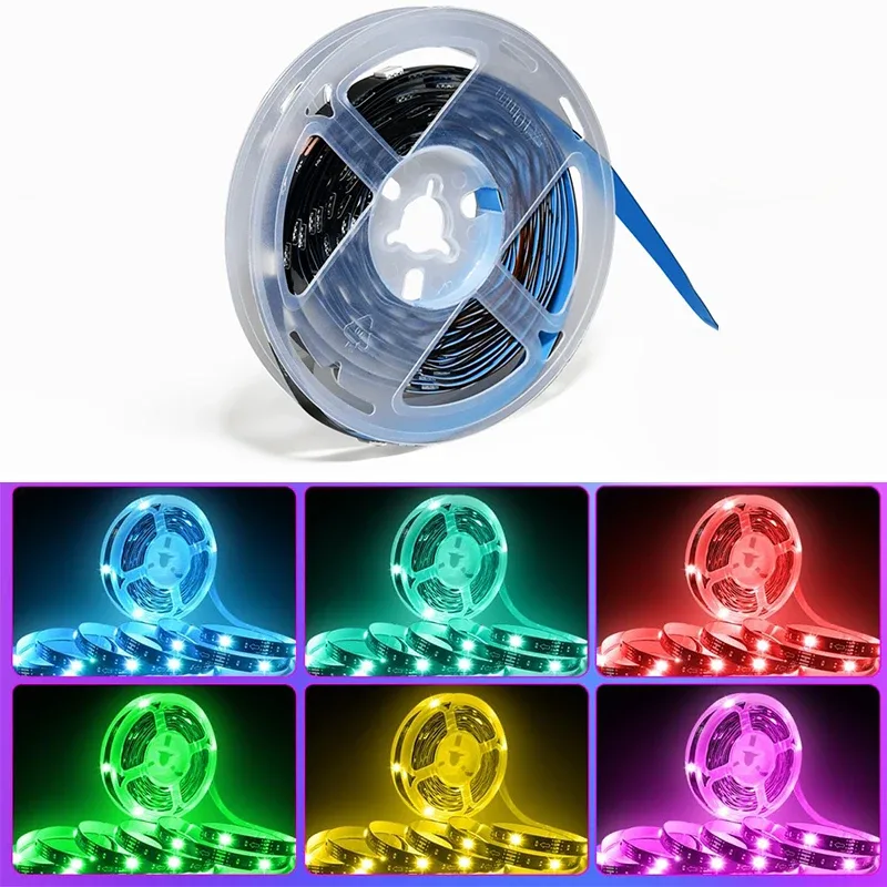 Ruban LED RGB USB 5V avec télécommande 24 touches - Image 4