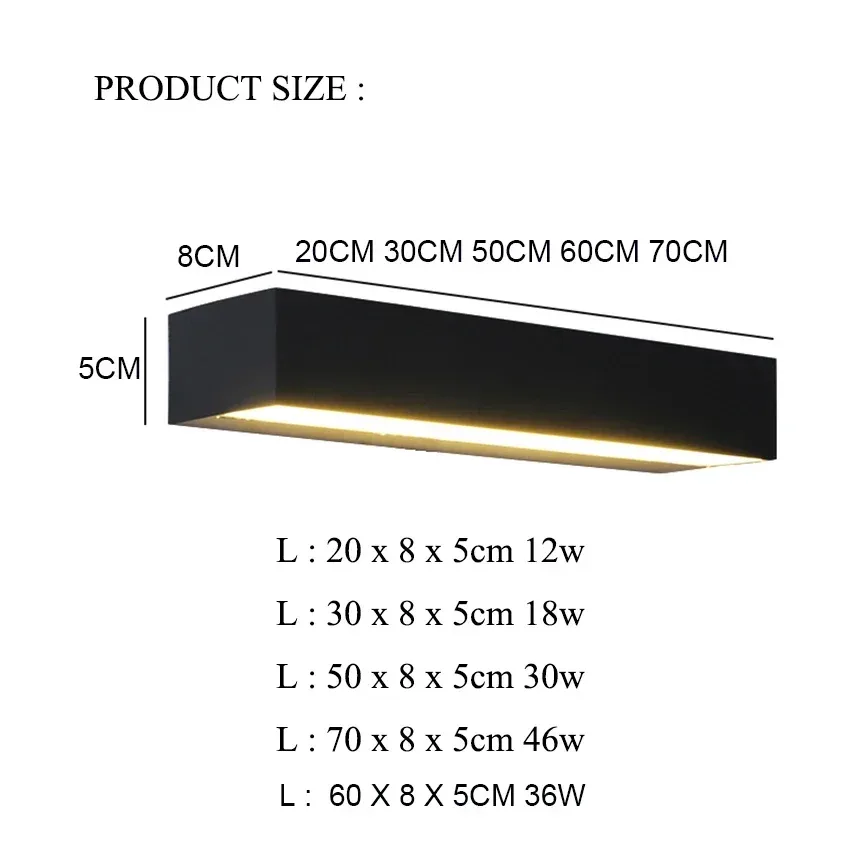 Applique LED moderne