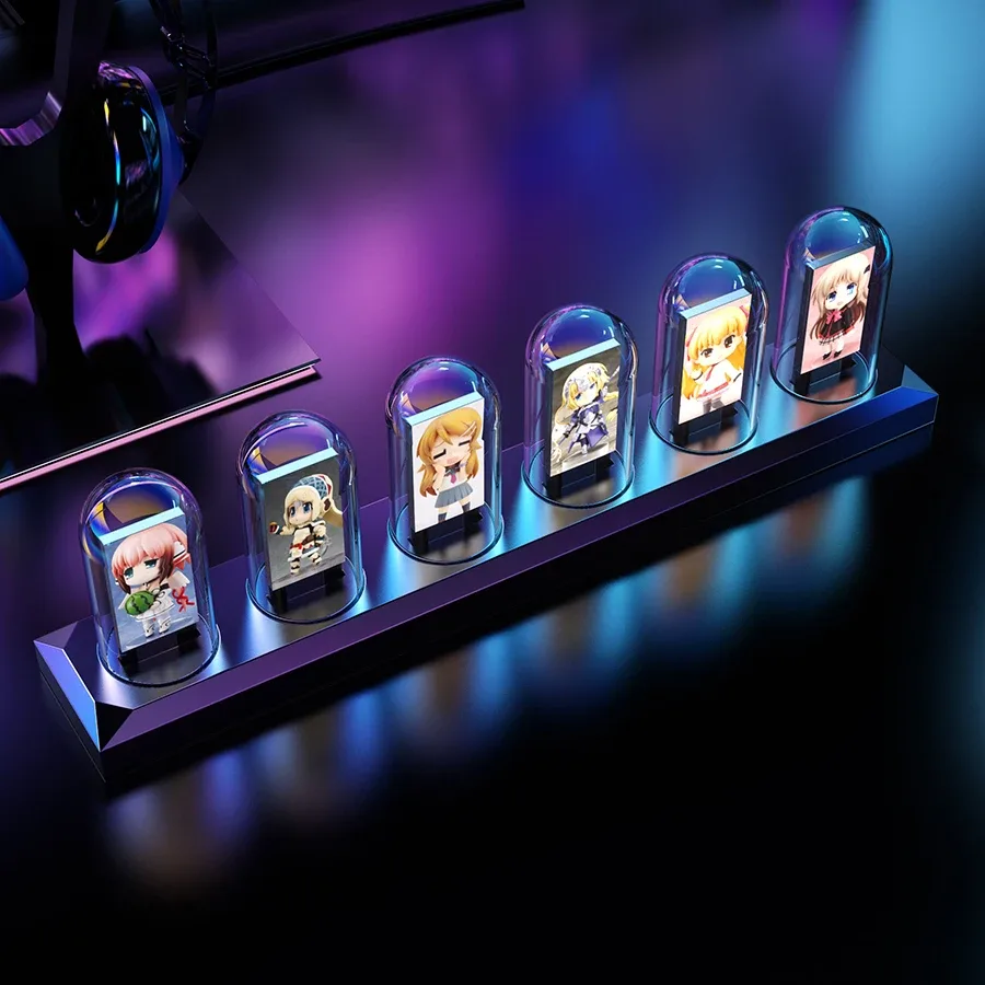 Horloge à tube RGB