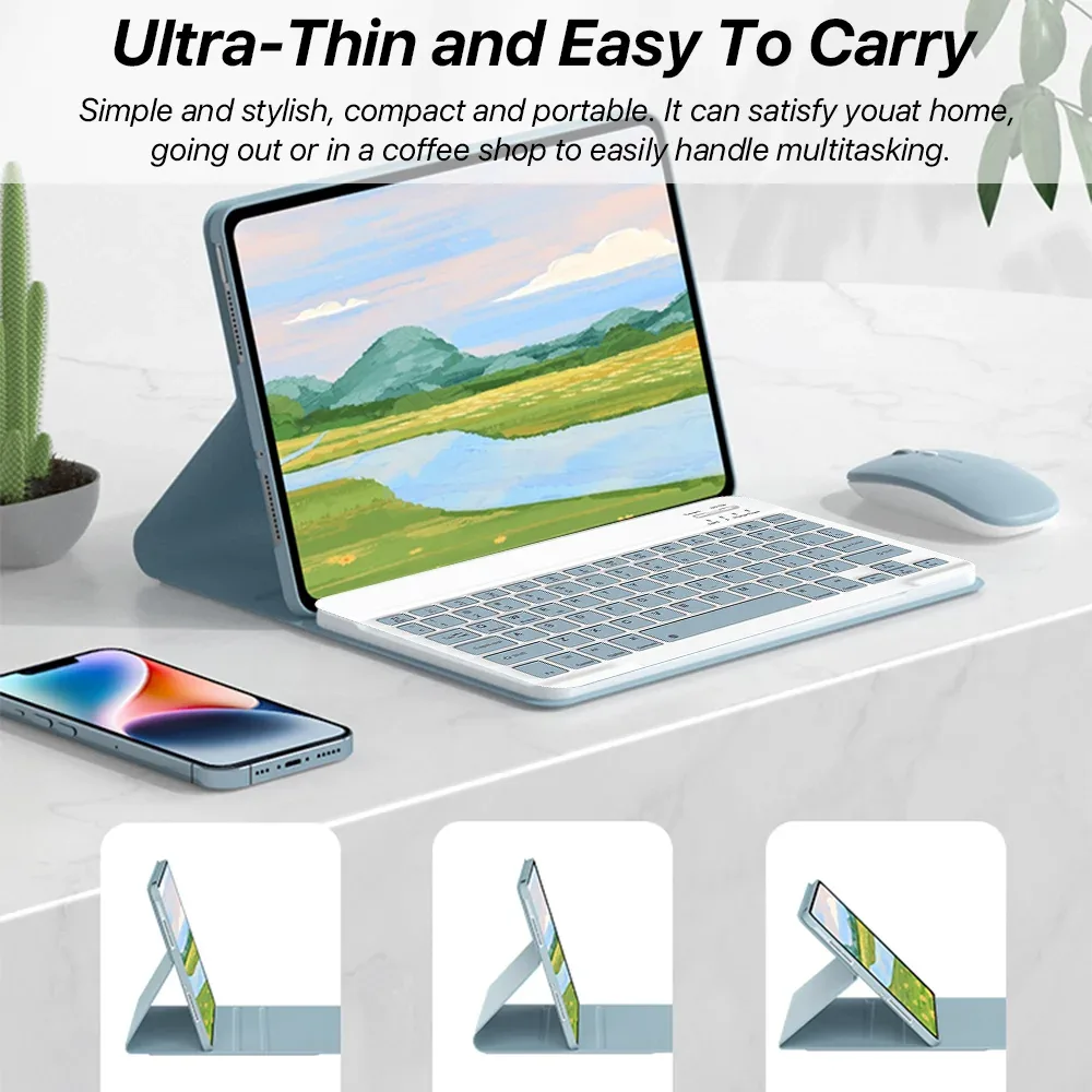 Étui avec clavier Bluetooth pour Samsung Galaxy Tab A9+ (11 pouces) - Image 5