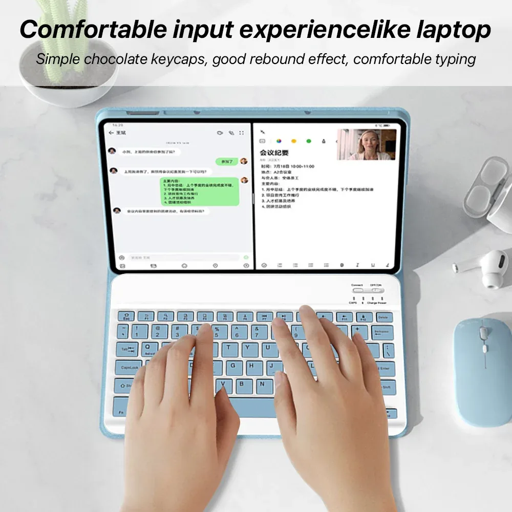 Étui avec clavier Bluetooth pour Samsung Galaxy Tab A9+ (11 pouces) - Image 2