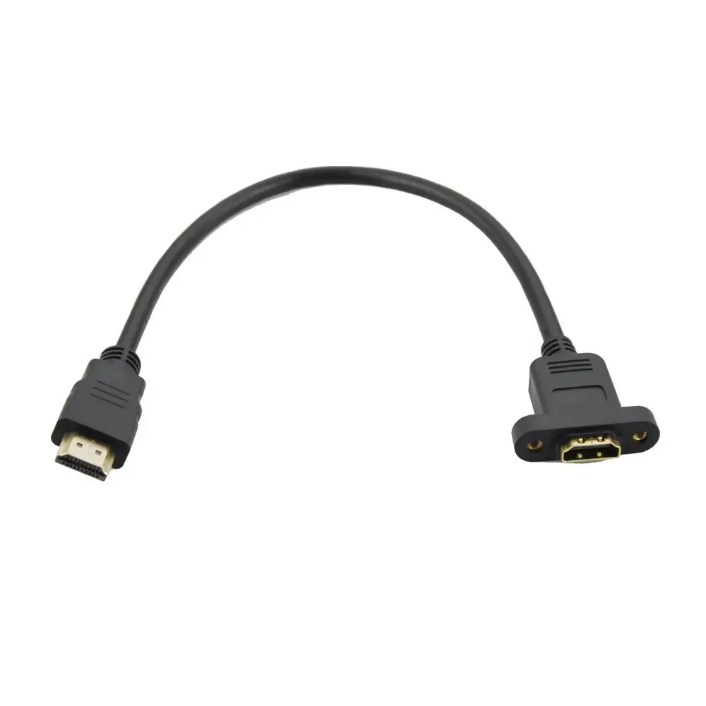 Rallonge HDMI 1.4 Mâle vers Femelle avec Montage sur Panneau - 30 cm - Image 5