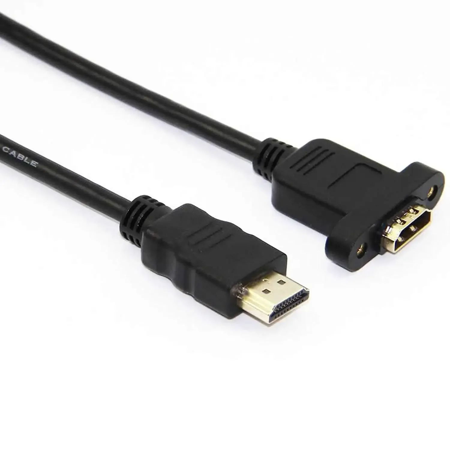Rallonge HDMI 1.4 Mâle vers Femelle avec Montage sur Panneau - 30 cm - Image 3