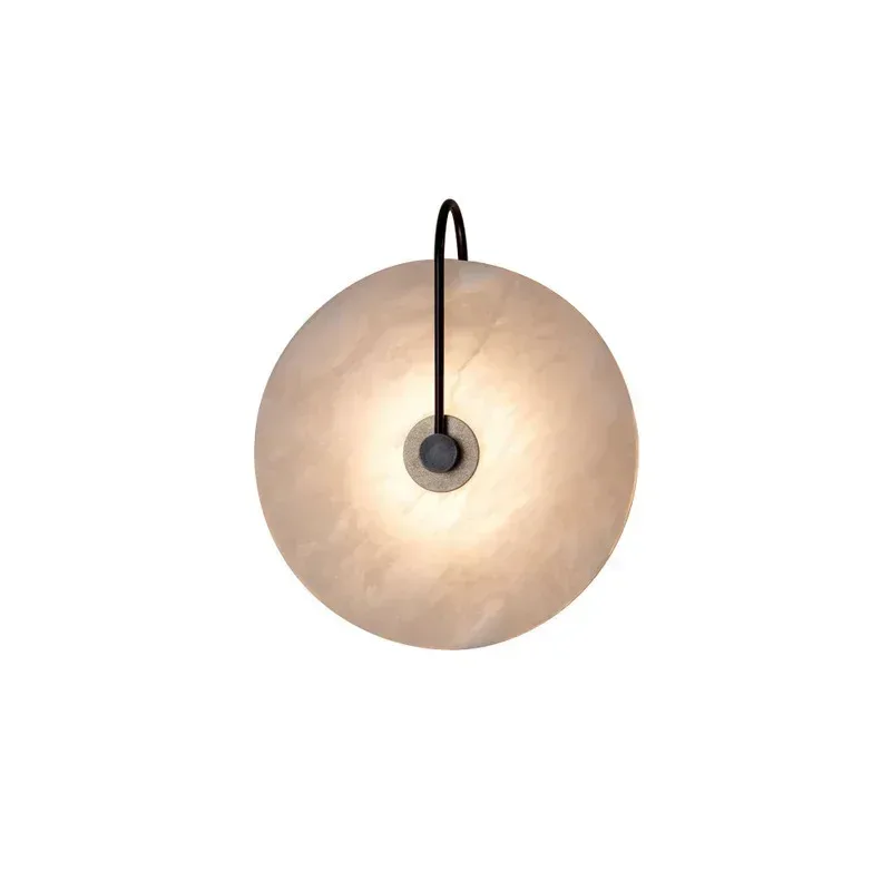 Applique murale LED en marbre au design moderne - Doré - Image 5