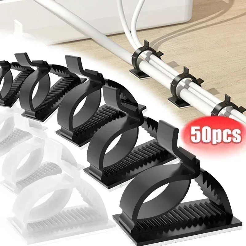 Clips de gestion de câbles auto-adhésifs réglables - Image 2