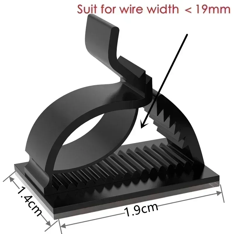 Clips de gestion de câbles auto-adhésifs réglables - Image 6