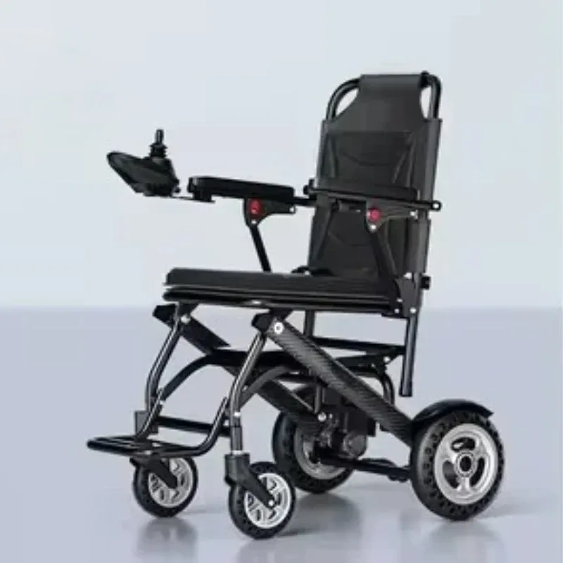 Fauteuil roulant électrique pliable ultra-léger avec batterie au lithium 3