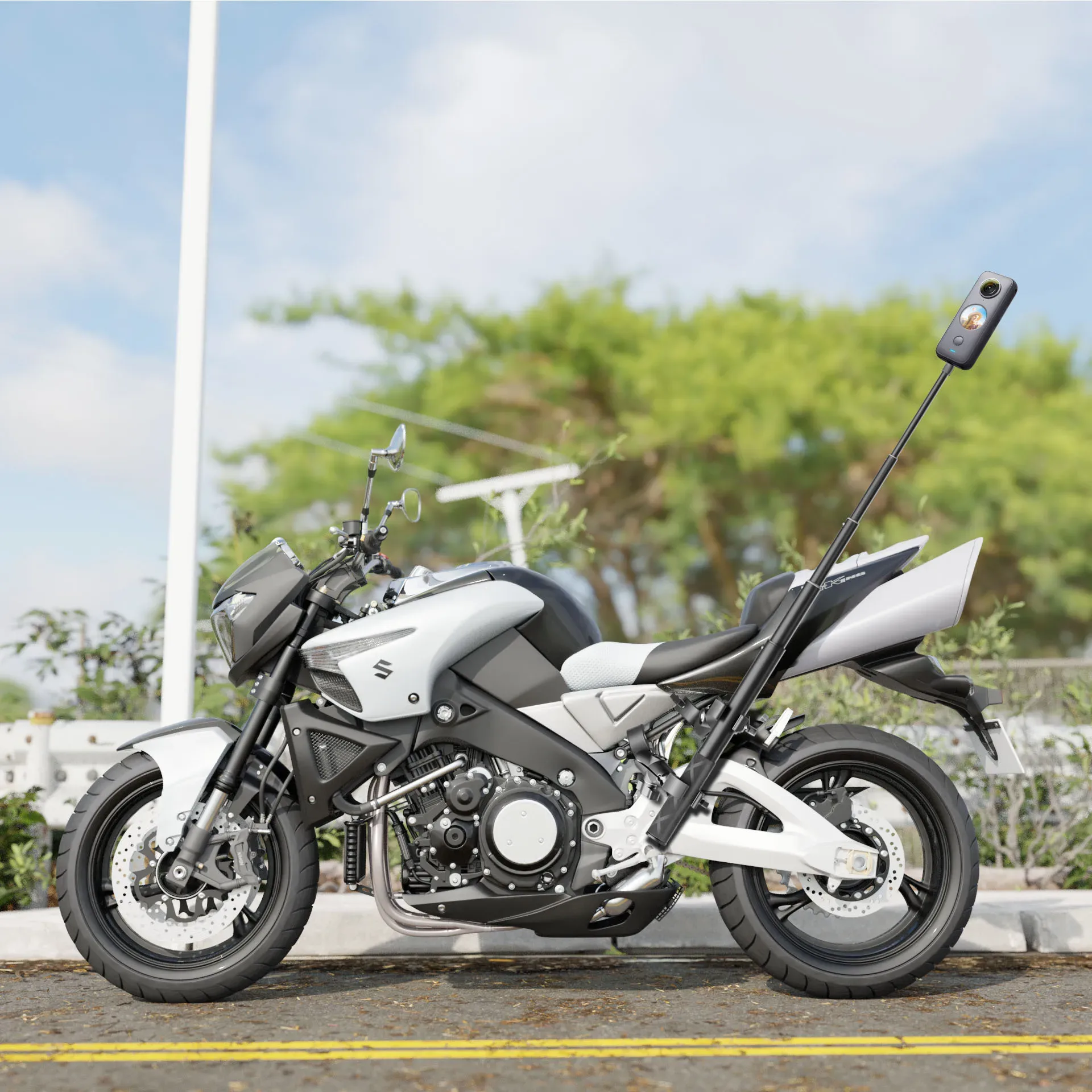 Installation sur moto