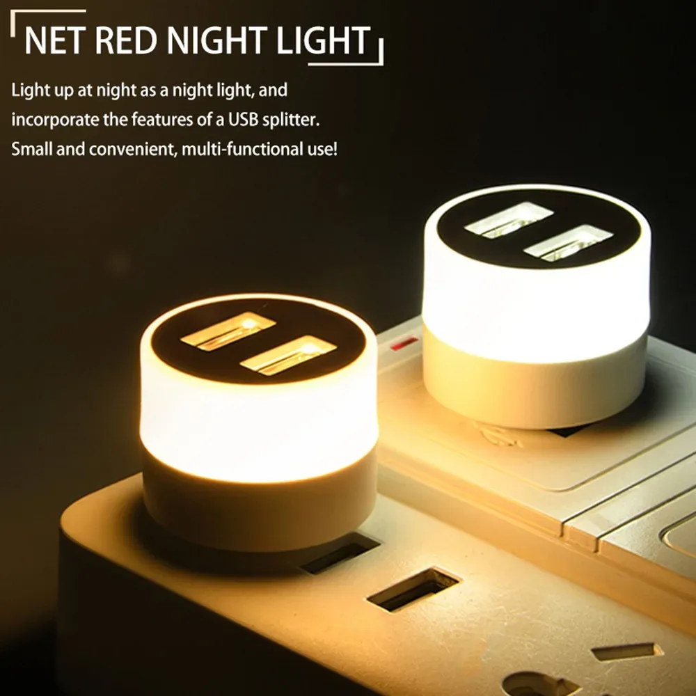 Mini lampe LED USB portable pour bureau et lecture - Image 2
