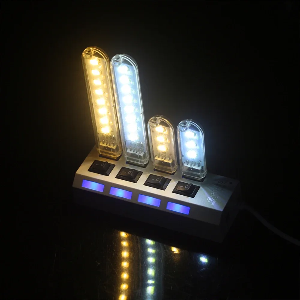 Mini lampe LED USB portable pour bureau et lecture - Image 5
