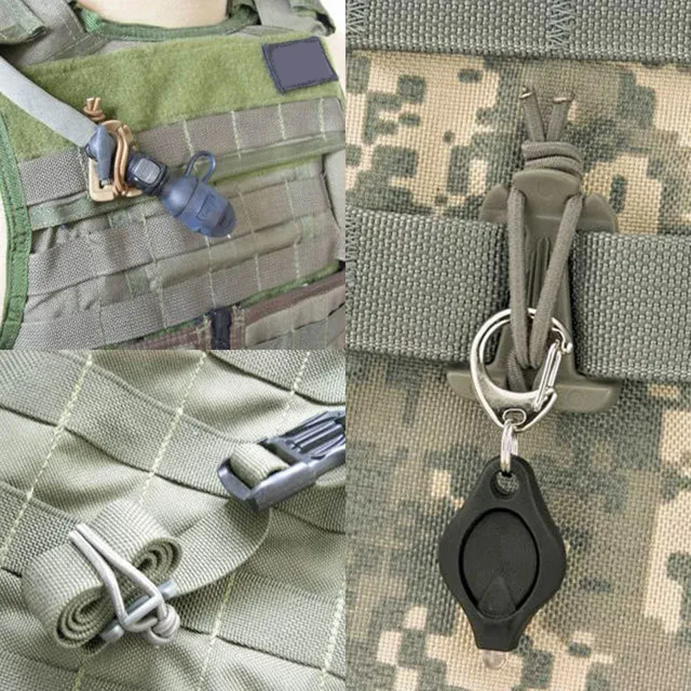 Lot de 2 mousquetons de randonnée pour sac à dos - Image 4