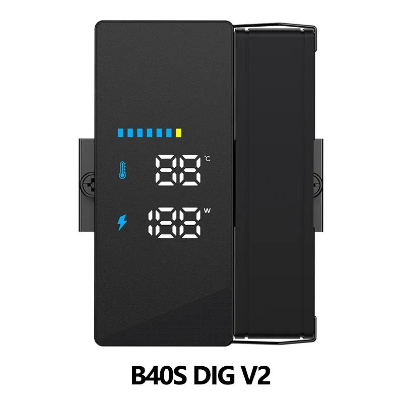COOLLEO B40S DIG - Ventirad CPU avec Affichage de Température Digital, 4 Caloducs, TDP 200W, compatible LGA1700/115X/AM4/AM5 - Image 5