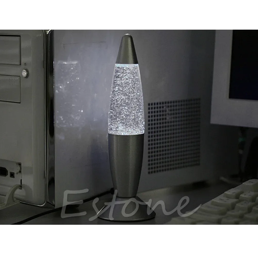 Lampe à lave à paillettes USB multicolore - Image 2