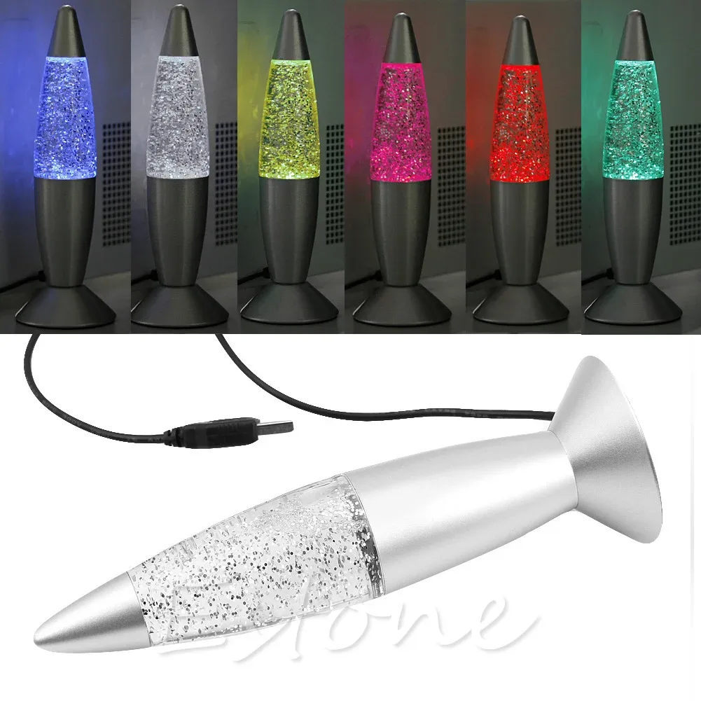 Lampe à lave scintillante