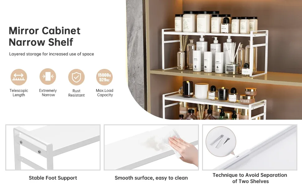 Organisation de salle de bain