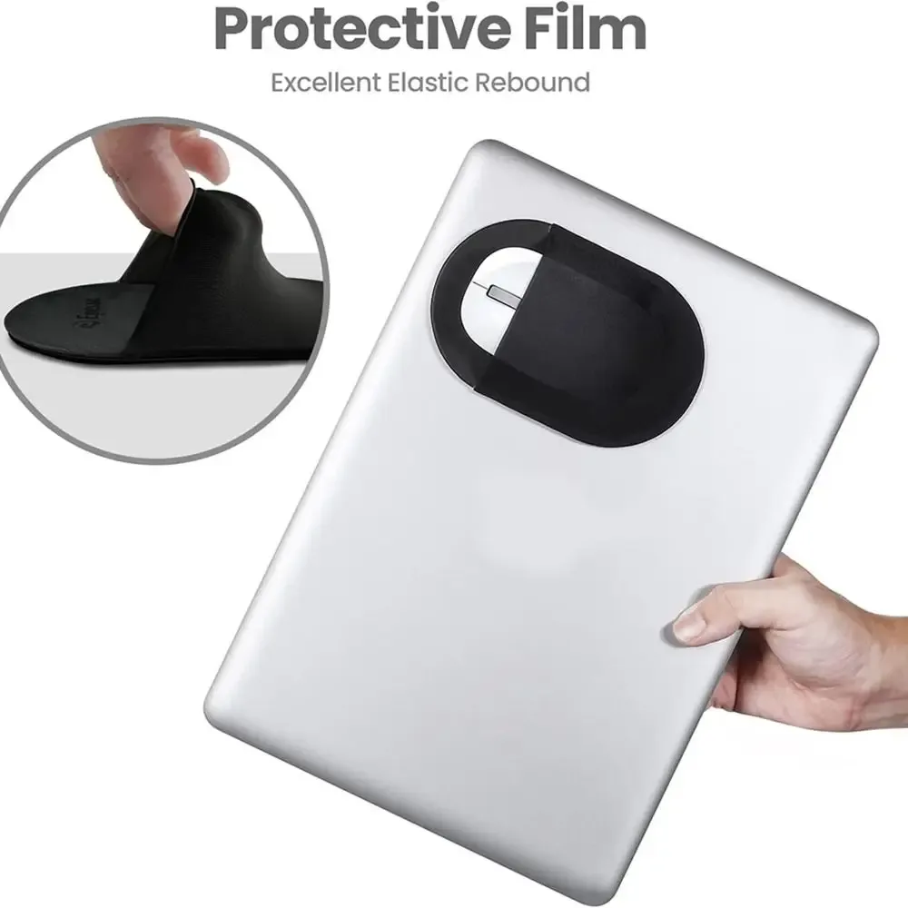 Pochette de souris auto-adhésive universelle pour ordinateur portable, support réutilisable sans résidus - Image 3