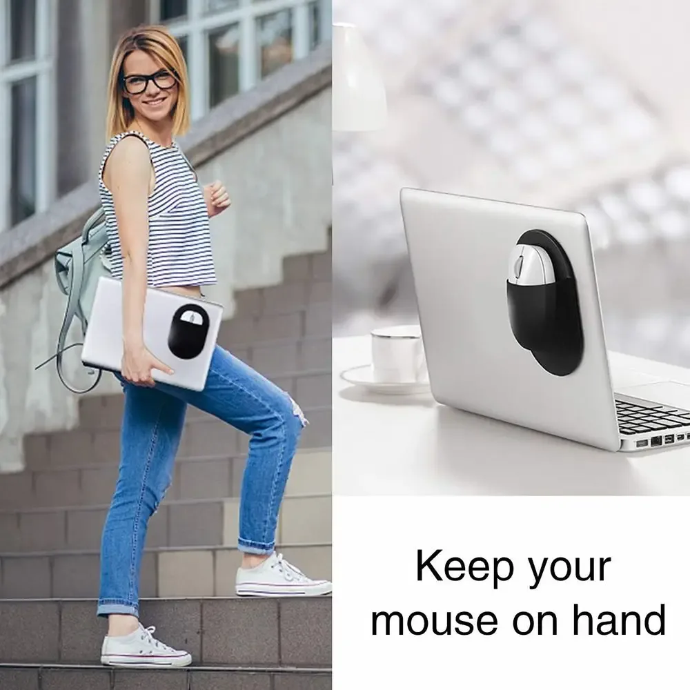 Pochette de souris auto-adhésive universelle pour ordinateur portable, support réutilisable sans résidus - Image 6