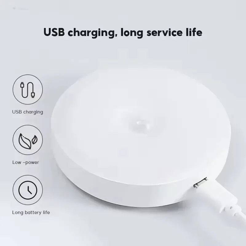 Veilleuse LED rechargeable USB portable pour chambre et salon - Image 6