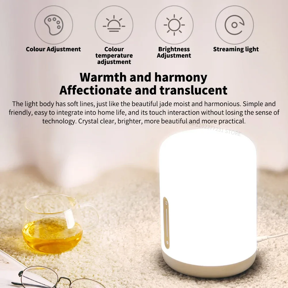 Lampe de chevet intelligente MIJIA 2 - LED RGB, 400 lumens, compatible Apple HomeKit - Image 2