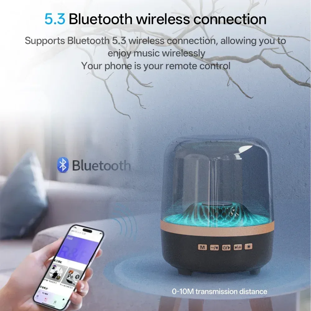 Barre de son portable sans fil Bluetooth 5.3 Hi-Fi avec caisson de basses - Image 5