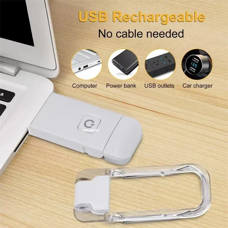 Lampe de lecture à clip rechargeable USB - Image 4