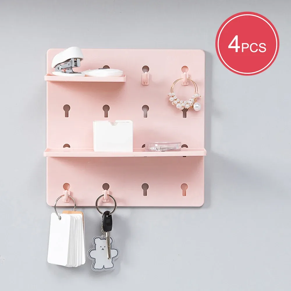 Étagère murale adhésive sans perçage pour salle de bain et chambre 9