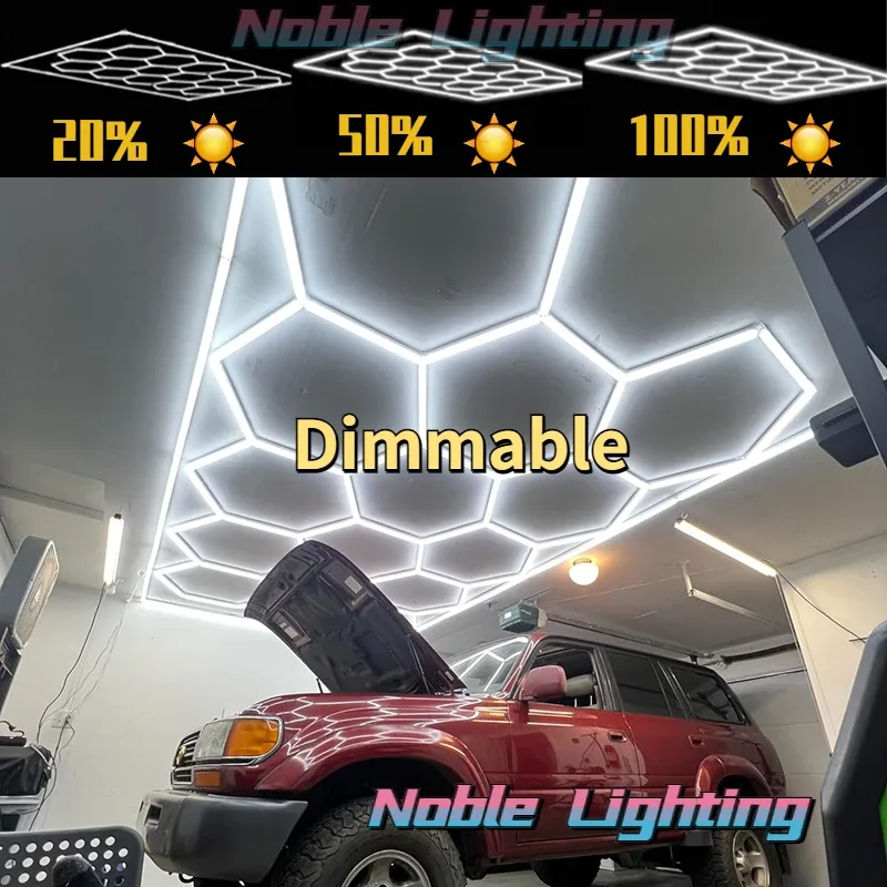 Installation LED Hexagonale