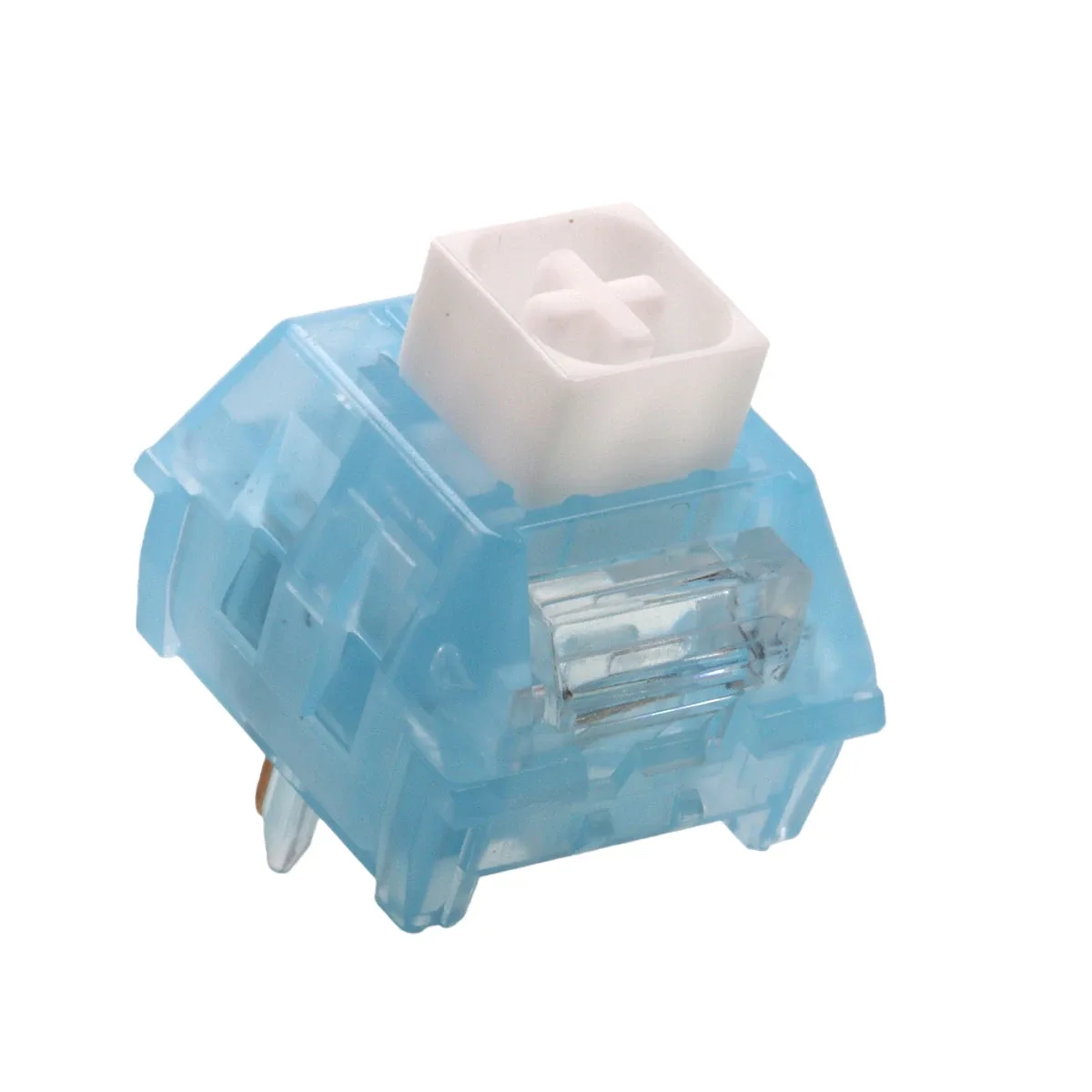 Kailh Arctic Fox - Commutateurs Tactiles 52g (Pré-lubrifiés, 5 broches, Tige POM) - Image 5