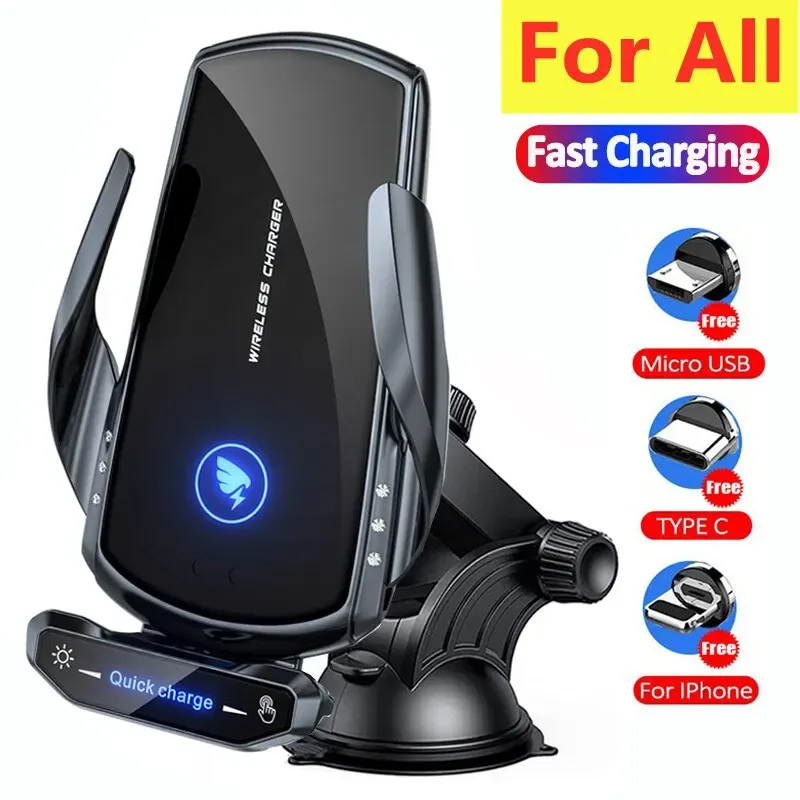 Chargeur de voiture sans fil magnétique 15W - Image 1