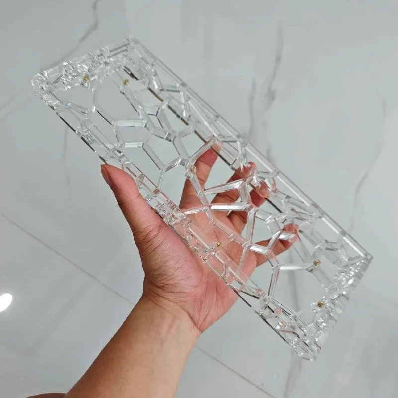 Boîtier de clavier GH60 en polycarbonate transparent haute résistance pour Holy60/MAD60/Wooting60/win60 - Image 1
