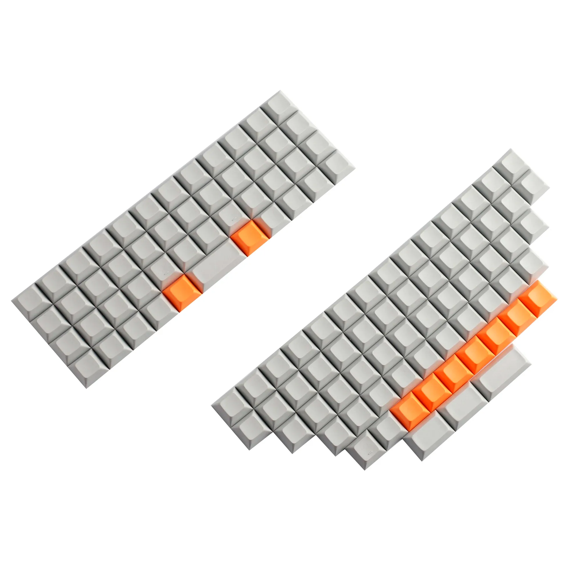 Touches PBT XDA V2/DSA sans légende pour claviers ortholinéaires (XD75, ID75, Corne, Planck, Preonic, Niu40) - Image 2