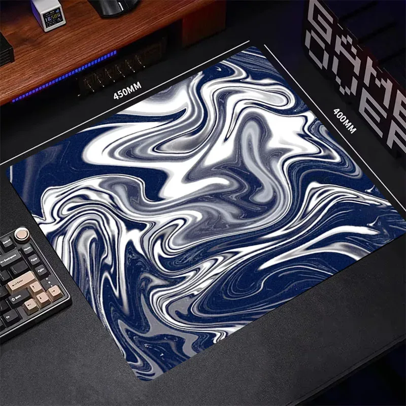 Tapis de Souris XL Design Liquide - 400x450 mm - Image 1