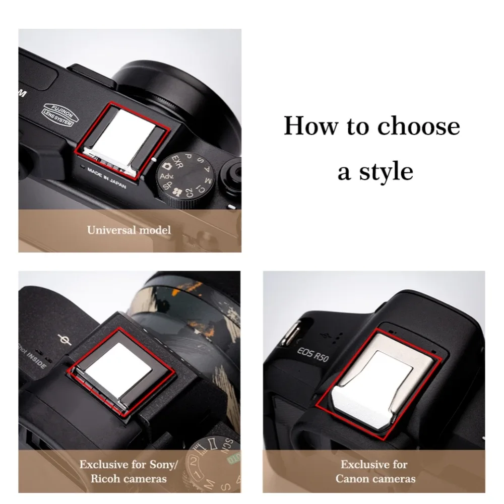 Cache-griffe flash et bouton de déclenchement souple en métal pour Nikon ZF, Zfc, Z6III, Z5II, Z8, D850, Z7 et Fujifilm XM5, X100V, XE4 - Image 5