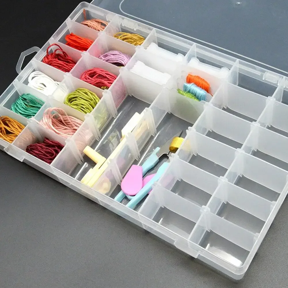 Boîte de rangement pour fils à broder avec bobines et autocollants numérotés - Image 5